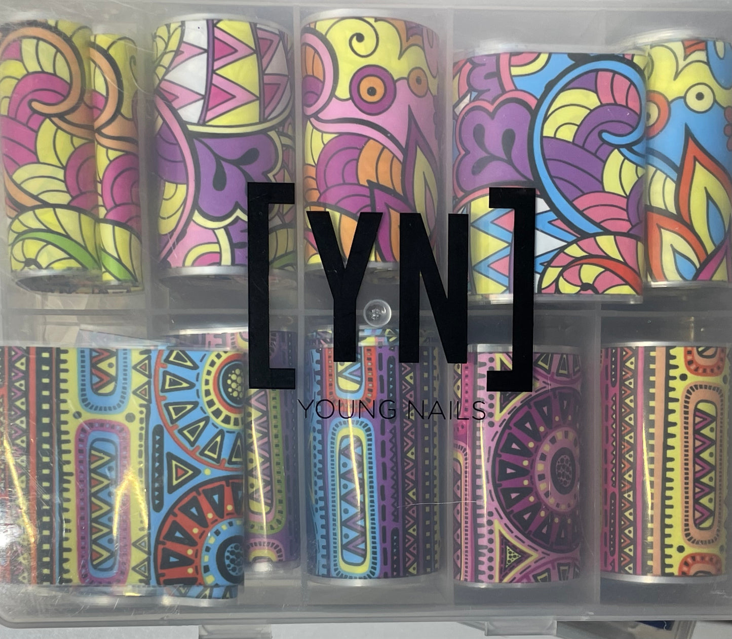 A funky foil for those hot summer knights out on the town or right at home.