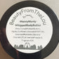 All natural & organic sustainable materials  that are hand whipped homemade body butter in 4 oz jar.