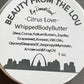 Sustainable and All natural body butter in 1oz tin.