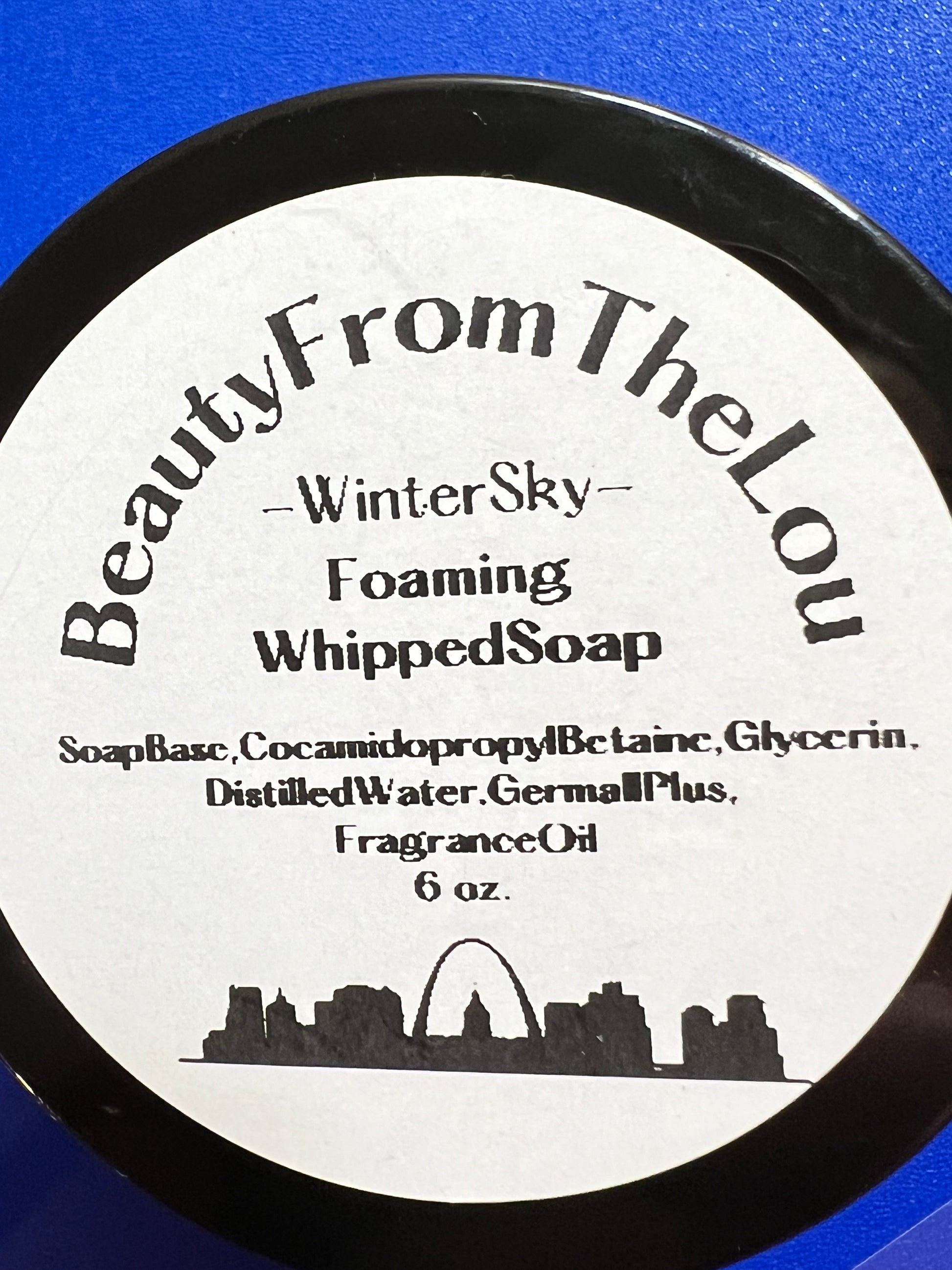 Hand whipped all natural fresh smelling great feelin soap! 