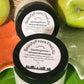 Homemade all natural body butter  made from sustainable materials in a 4oz jar. 