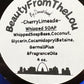 All natural hand whipped buttery soap with the scent of fresh limes and cherries. 
