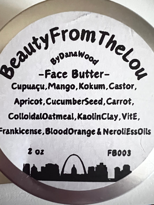 2 oz. Face Butter is great for morning or evening routine. It's light enough to wear under makeup without clogging your pores. 