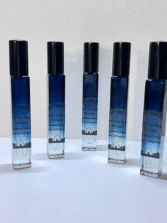 5 purse size (10ml each) perfume glass perfume bottles that smell like Light Blue by Dolce and Cabana 