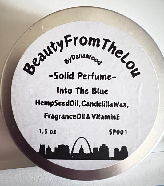 Solid perfume is great for on the go or travel, easy to carry and apply. Into The Blue is identical to Light Blue by Dolce and Cabana. 