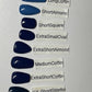 Shapes and Lengths I currently have on hand. Medium square, long stiletto, long coffin, short almond, short square, extra small oval, extra short almond, medium coffin, extra short coffin, short stiletto, extra short square & short round. Professionally Painted Sets