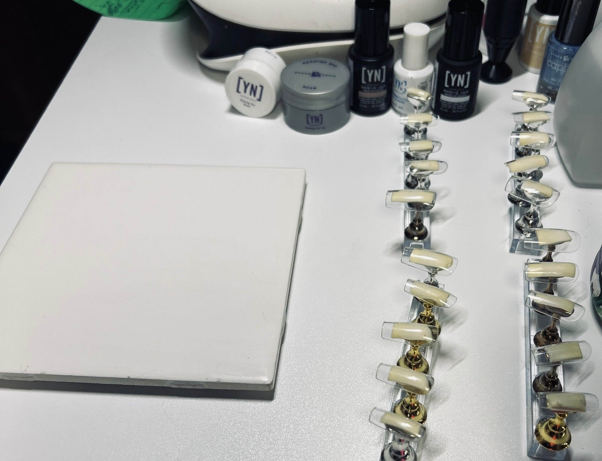 A coat of Hard Gel is a Product trusted by a professional Nail Tech and I love the durability and wear of all their products.