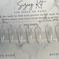 Young Nail-Long Coffin sizing kit.